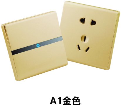 A1 gold switch socket