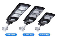 LongDun Solar outdoor lighting integration LED high power induction street lamp