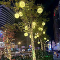 LED tree hanging rattan bulb lights up the New Year outdoor hanging lights