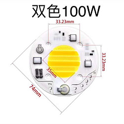 Dual color 100W LED module