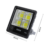 Square Lighting IP66 Floodlight 200W