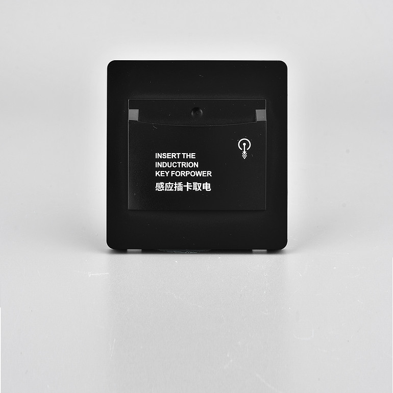 Black induction card access switch