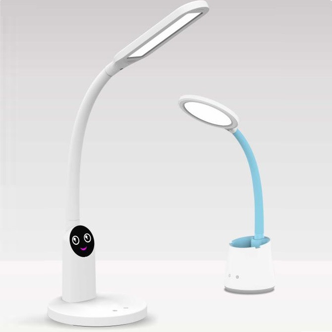Little Overlord White Blue Desk Lamp Product Introduction