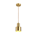 LED Geometric Gold Small Chandelier