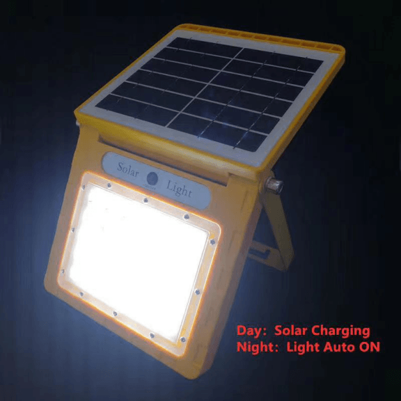 Outdoor portable LED solar projection lamp