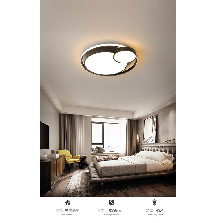 Modern personality bedroom study dining room LED ceiling light