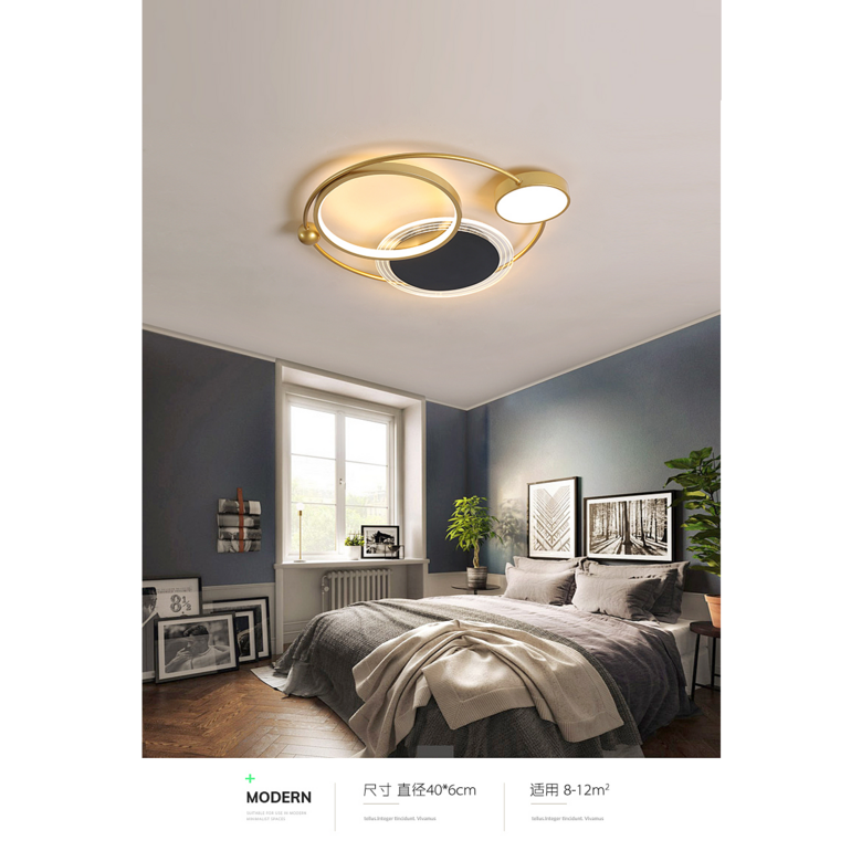 Modern creative personality indoor circular LED ceiling light