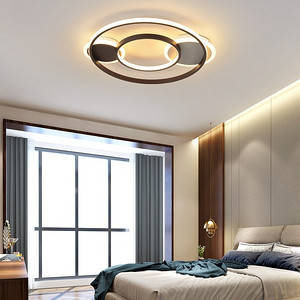 Tri-tone light iron wrought acrylic LED ceiling light in living room and bedroom