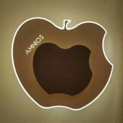 Personalized Bedroom Apple Wall Lamp