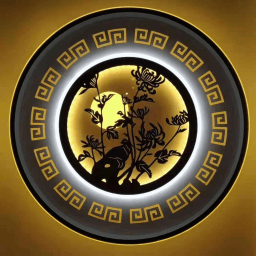 Originality Plum Blossom Orchid Bamboo Chrysanthemum Series Wall Lamp