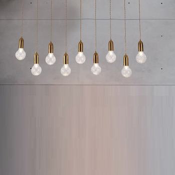 Home Furnishing Type Bulb Glass Lamp