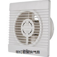 Ventilator with lamp window