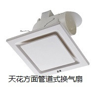 Ceiling aspect tubular ventilation fan