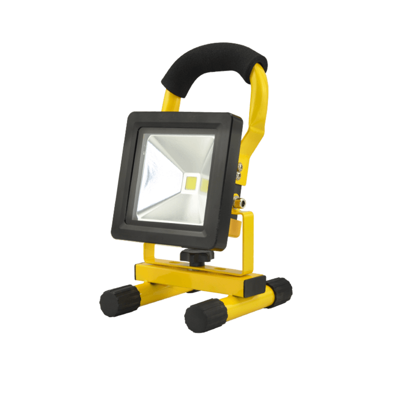 Yellow thick edge COB portable LED searchlight