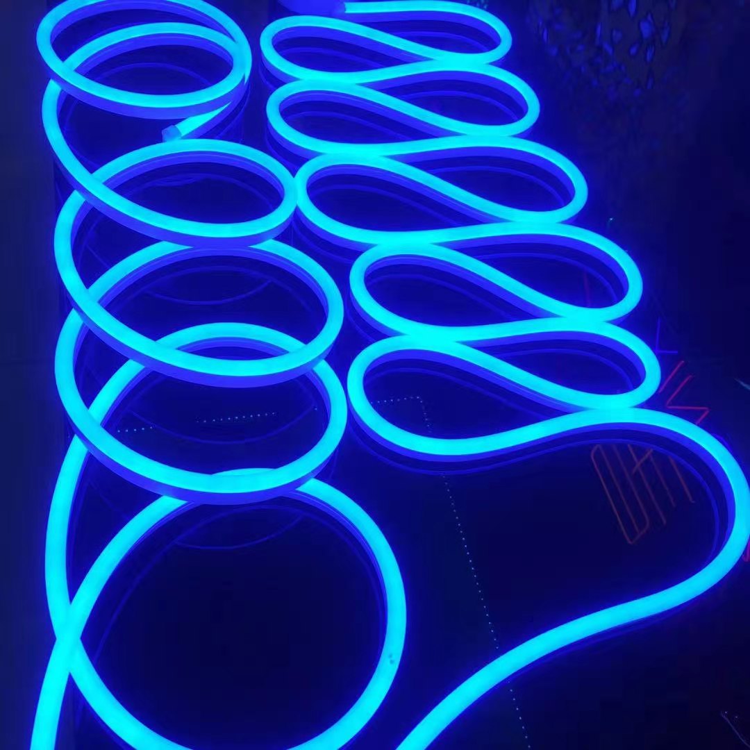 Outdoor waterproof flexible blue LED soft light strip