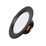 Engineered embedded black highlighted LED downlight