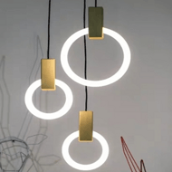 Simple Nordic Rings Chandelier