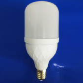 Home LED bulb lamp with high cover and high gloss screw mouth column