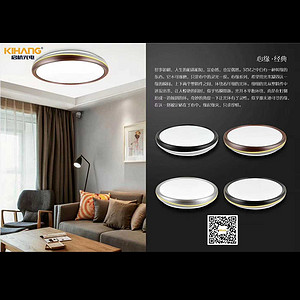 Modern simple circular study dining room LED ceiling light