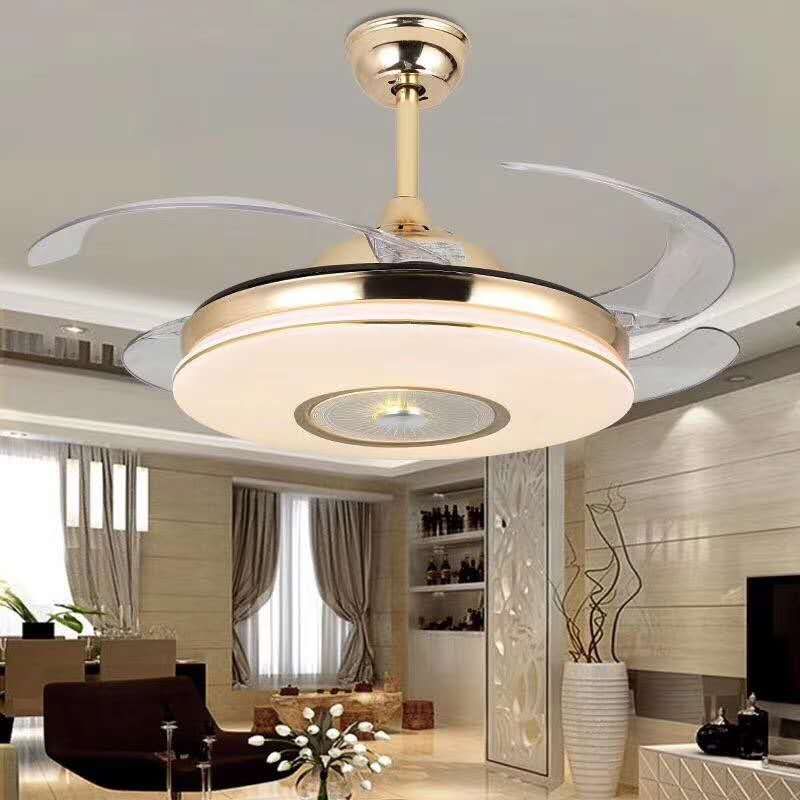 Dining Room Simple LED Fan Lamp