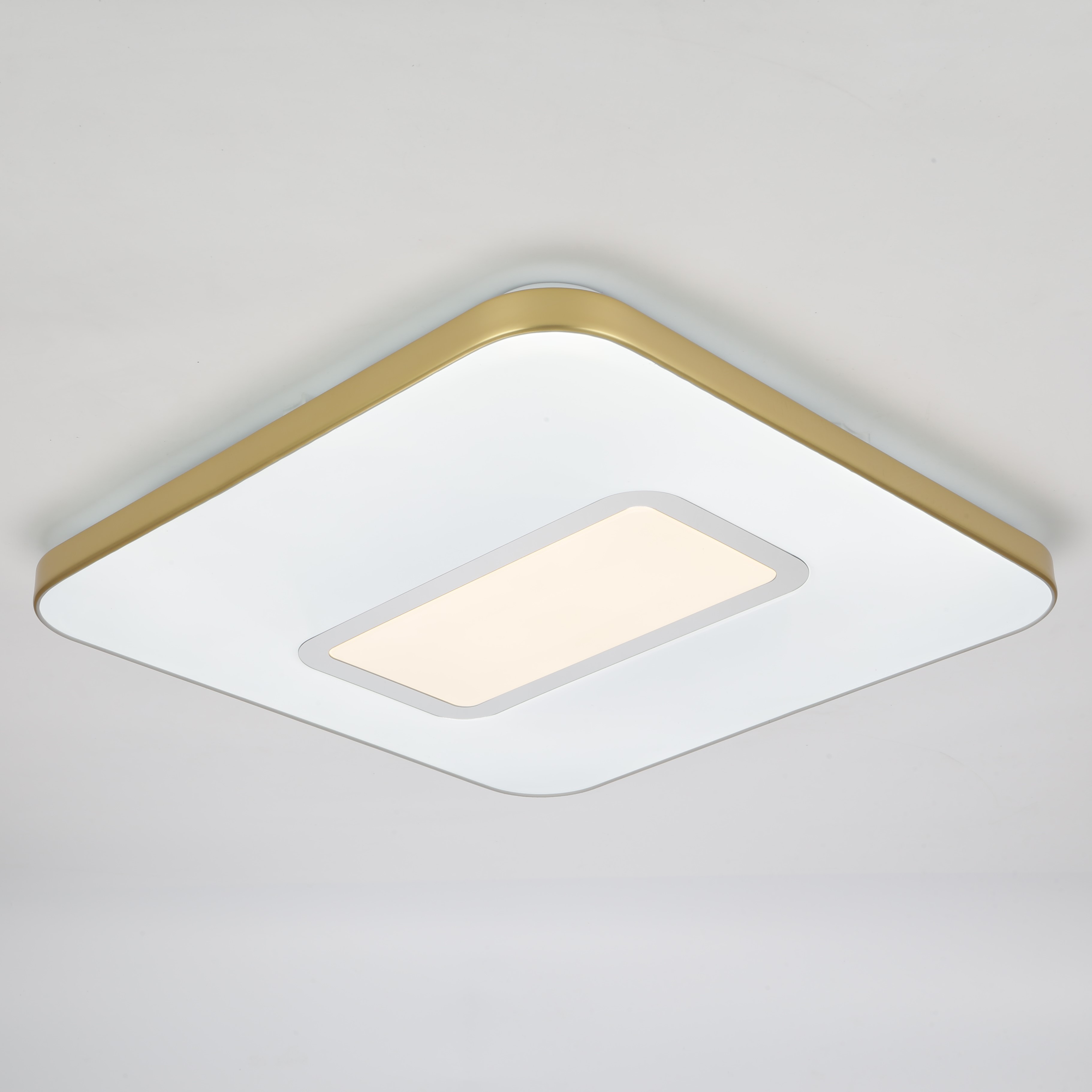 Square ultra-thin LED ceiling light in dining room, bedroom, study