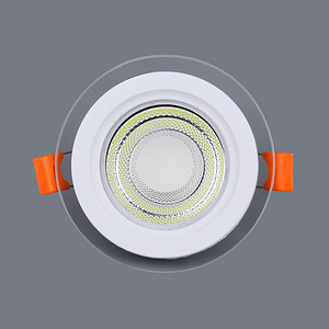 Home living room hallway recessed LED circular panel light