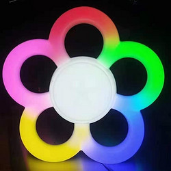Home bedroom color LED plum ring ceiling light