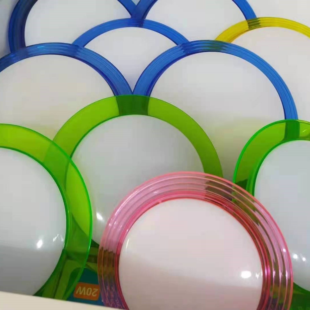 Home indoor round bright bright colorful flying saucer bulb light