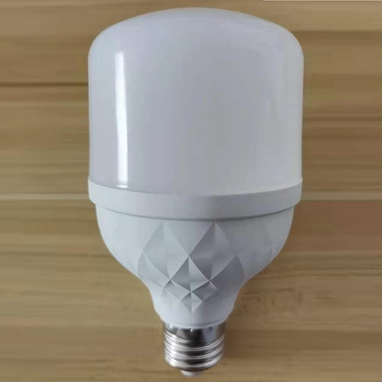 Highlight LED energy saving bulb lights in indoor corridor for home use