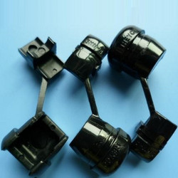 Black Power Cord Insulation Buckle