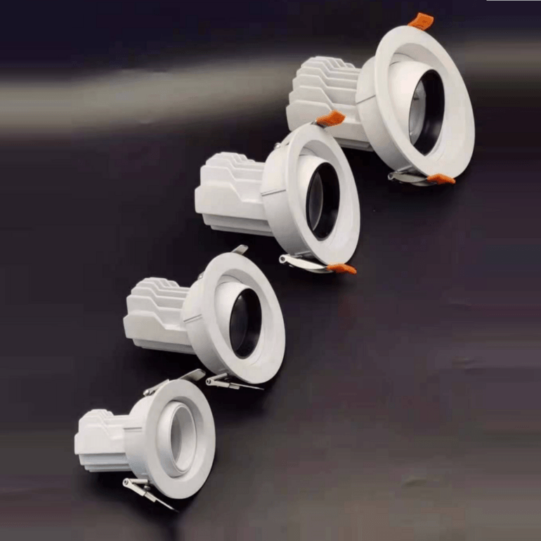 COB embedded high - gloss adjustable corridor corridor LED spotlights