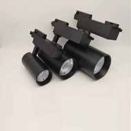 Commercial exhibition hall living room clothing highlighting black COB guide light