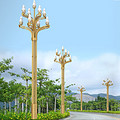 Scenery Magnolia Steel Street Lamp