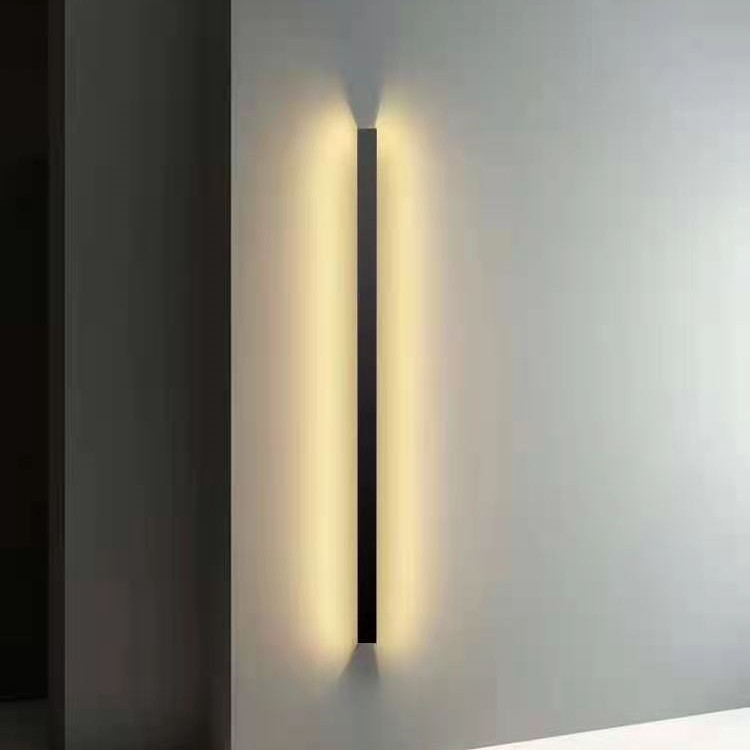 Creative strip wall lamp of Nordic simple bedroom headbed living room