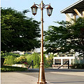 European Style Casting Double Headed Garden Lamp