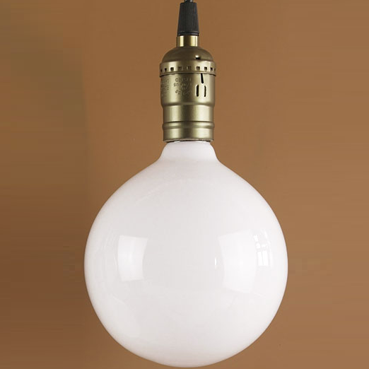 Spherical Milky White LED Light Bulb