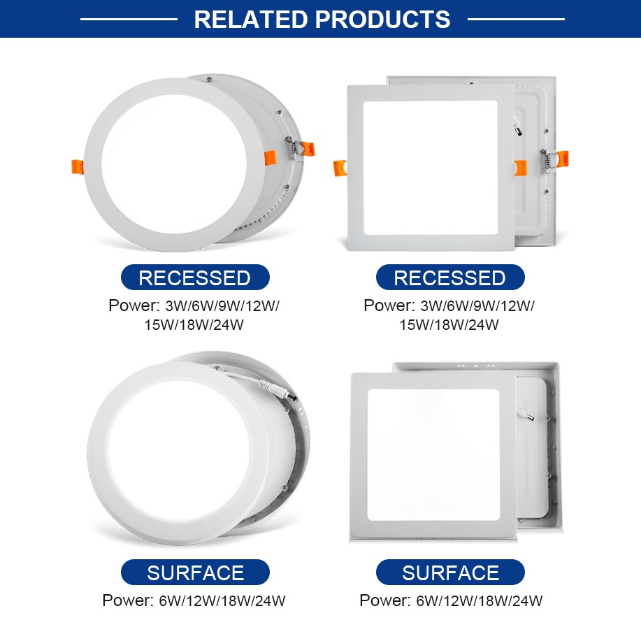 LED embedded living room hallway highlighting COB downlight