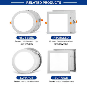 LED embedded living room hallway highlighting COB downlight