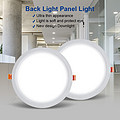 High-light anti-glare and energy-saving LED downlights in commercial corridor offices