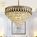 Postmodern light luxury villa living room bedroom round crystal chandelier