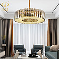 European style home porch light luxury creative personality living room LED crystal chandelier