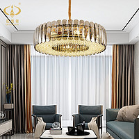 European style light luxury creative personality living room bedroom LED crystal chandelier