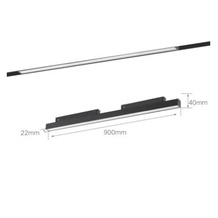 Frameless Embedded Magnetic Lamp