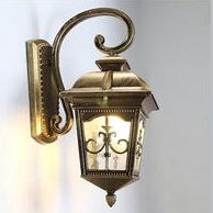 Villa European Style Bronze Wall Lamp