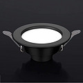 Home Hotel embedded black energy-saving high gloss anti-glare COB downlight