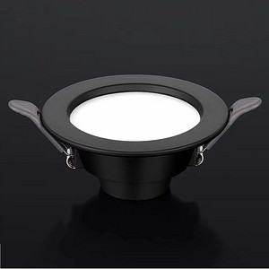 Home Hotel embedded black energy-saving high gloss anti-glare COB downlight