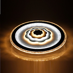 Creative light luxury, bright and energy-saving three-color variable light LED ceiling light