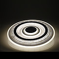 Household three-color variable light round bright energy-saving LED ceiling light