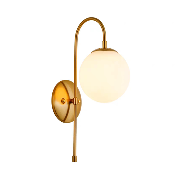 Stairs Golden Single Head Wall Lamp