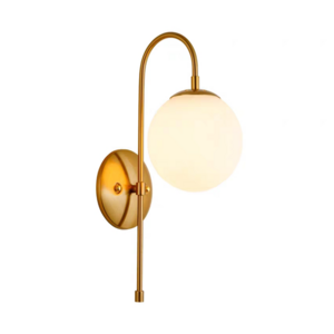 Stairs Golden Single Head Wall Lamp